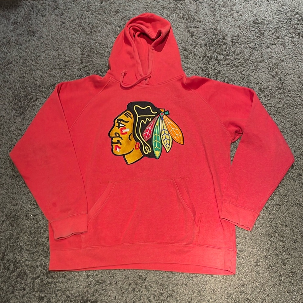 Old time hockey Blackhawks hoodie